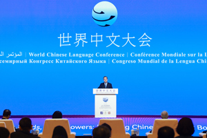 丁薛祥出席2025世界中文大会开幕式并发表主旨讲话